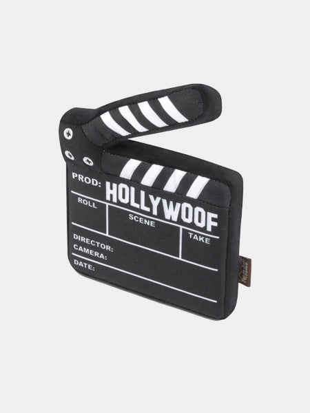 Jouet en peluche pour chien - Hollywoof Cinema - Clap de Cinéma - Pet PLAY