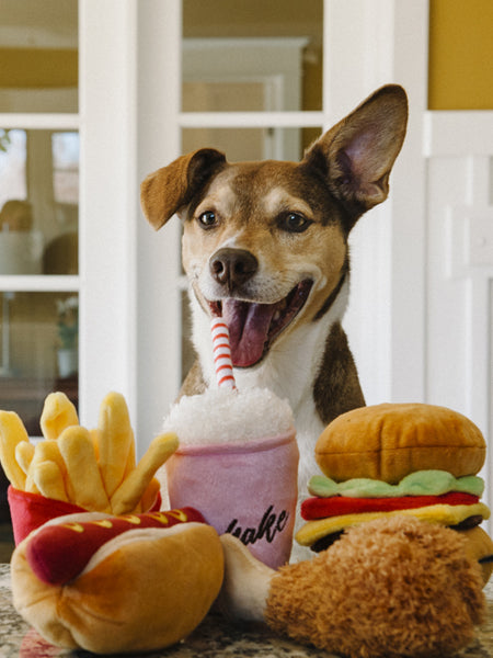 Jouet en peluche pour chien - American Classic - Milkshake