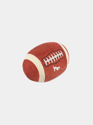 Jouet en peluche pour chien - ballon de football américain - Couinement léger pour stimuler le jeu, Papier sonore intégré