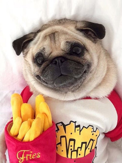 Jouet en peluche pour chien - American Classic - Frites