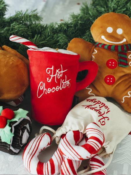 Jouet en peluche pour chien - Holiday Classic - Chocolat chaud - Pet PLAY