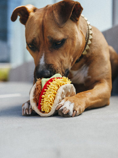 Jouet en peluche pour chien - International Classic - Tacos - Pet PLAY