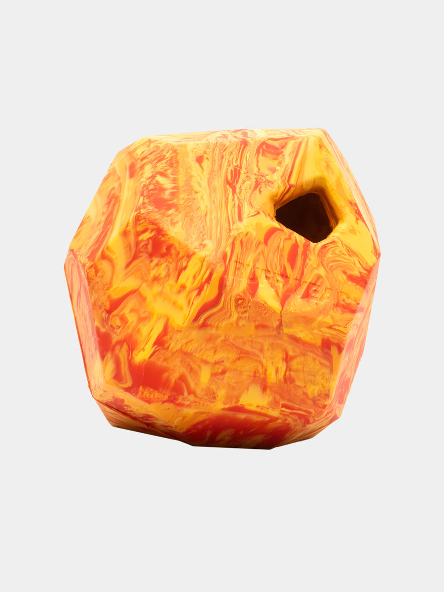 Jouet distributeur de friandises pour chien - Gnawt a Rock - Salamander Orange