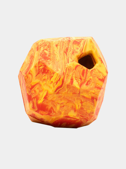 Jouet distributeur de friandises pour chien - Gnawt a Rock - Salamander Orange
