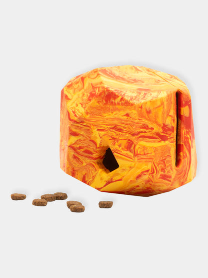 Jouet distributeur de friandises pour chien - Gnawt a Rock - Salamander Orange