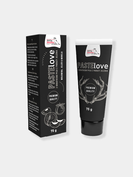 Pâté en tube pour chien Boeuf Cerf Abricot