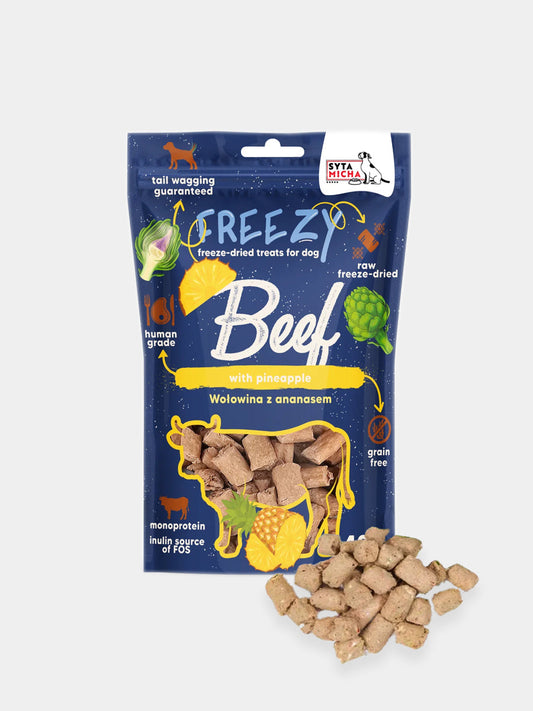 Friandises lyophilisées pour chien - Freezy Boeuf 🐂 - Syta Micha