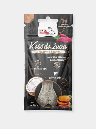 Os à mâcher vegan pour chien - coco et patate douce