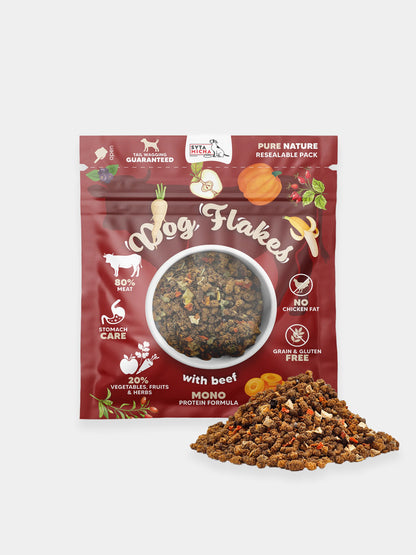 Topping pour chien - Dog Flakes Boeuf 🐂 - Syta Micha