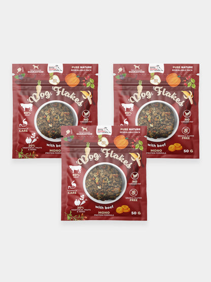 Topping pour chien - Dog Flakes Boeuf 🐂 - Syta Micha
