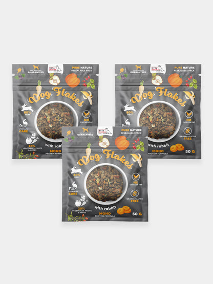 Topping pour chien - Dog Flakes Lapin 🐇 - Syta Micha