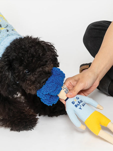 Peluche de fouille pour chien - Hooman Bleu - The FurryFolks