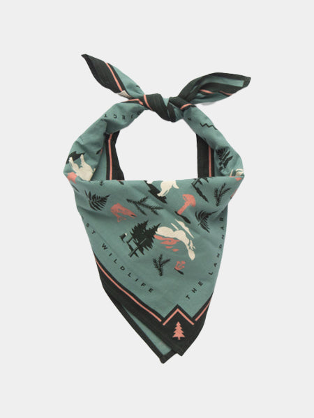 Bandana en coton - Northwest Wildlife - The Landmark Project