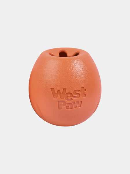 Jouet interactif puzzle pour chien - Rumbl Zogoflex - Orange - Eco-friendly