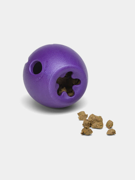 Jouet interactif puzzle pour chien - Rumbl Zogoflex - Violet - Eco-friendly