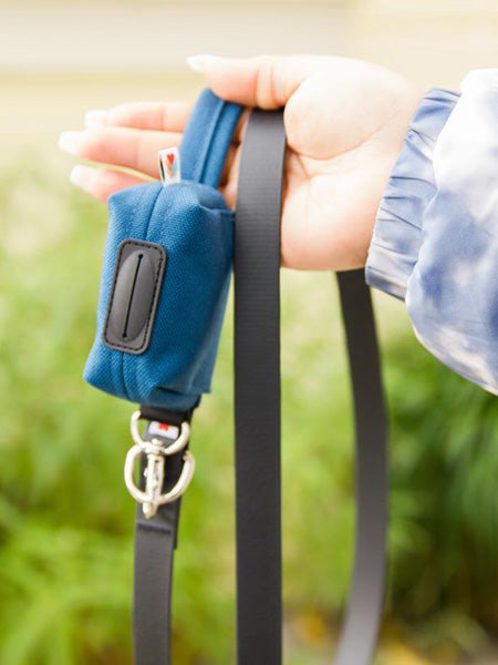 Distributeur de sacs à crottes pour chien - Bleu Marine - Wildebeest