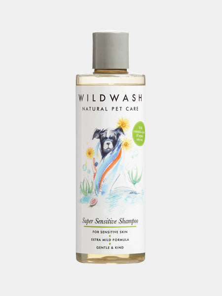 Shampoing pour chien à Peau Sensible - Aloe vera et calendula - Wildwash