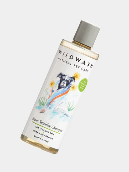 Shampoing pour chien à Peau Sensible - Aloe vera et calendula - Wildwash
