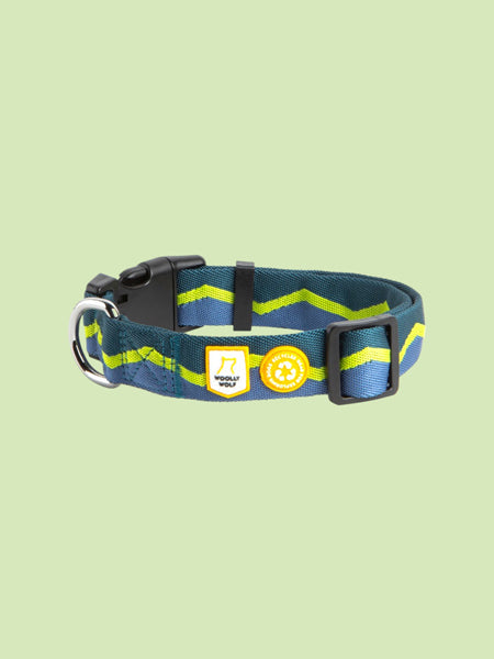 Collier pour chien - Horizon Deep Teal Mix- Woolly Wolf