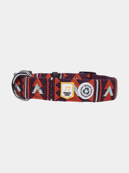 Collier original pour chien motif Polar Night - Woolly Wolf
