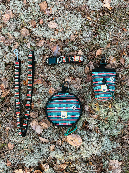 Laisse originale pour chien motif Woodland - Woolly Wolf