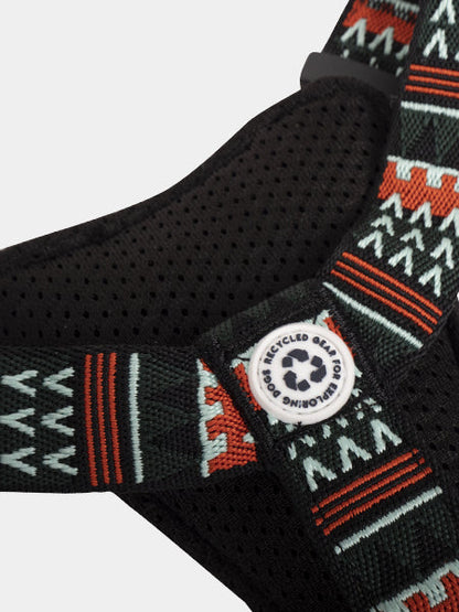 Harnais original pour chien motif Woodland - Woolly Wolf