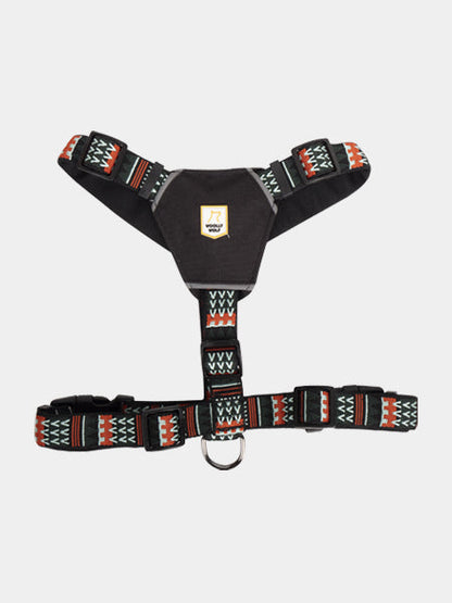 Harnais original pour chien motif Woodland - Woolly Wolf