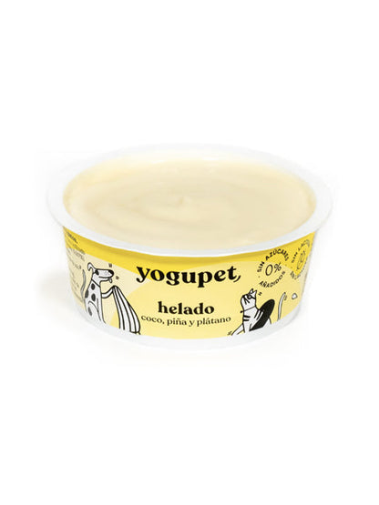 Glace au yaourt pour chien