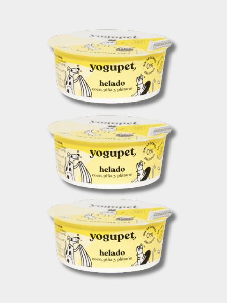 Glace au yaourt pour chien
