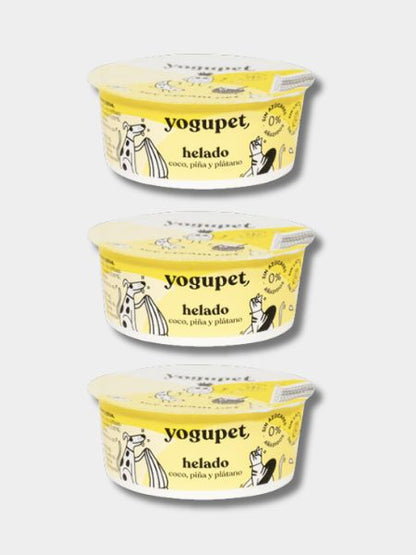 Glace au yaourt pour chien