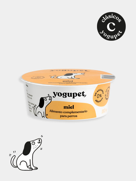 Yaourt sans lactose pour chien - Miel 🍯 - Yogupet