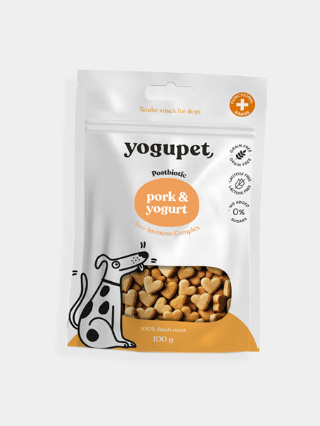Friandises pour chien - Porc et Yaourt - Yogupet