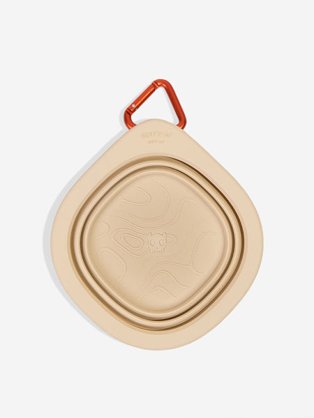 Gamelle de voyage pour chien - GoBowl Biscotti - Zee.Dog