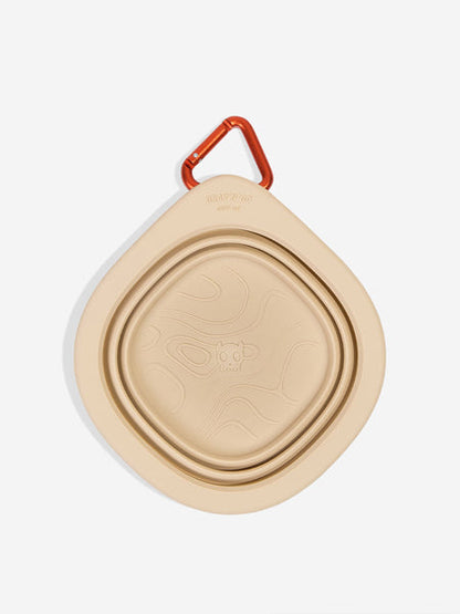 Gamelle de voyage pour chien - GoBowl Biscotti - Zee.Dog