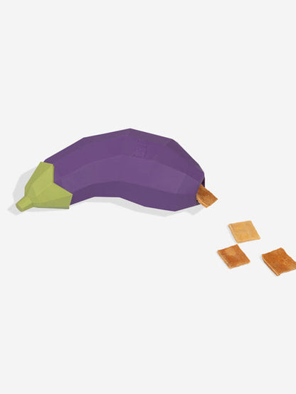 Jouet d'occupation pour chien - Super Veggiez Aubergine 🍆 - Zee.dog