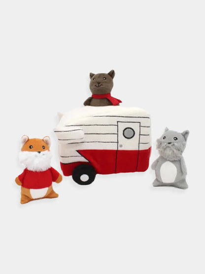Jouet d'occupation pour chien - Camping rétro 🚐 - ZippyPaws