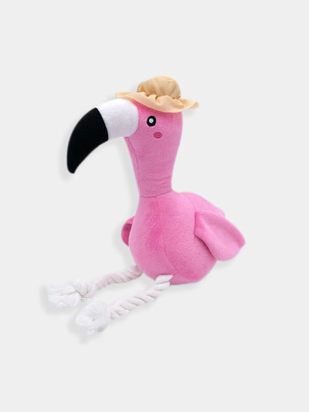 Peluche pour chien Playful Pal - Freya le Flamant rose 🦩 - Zippy Paws