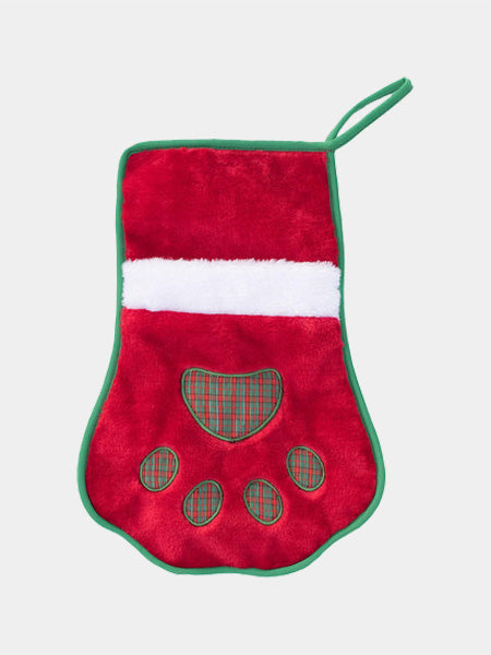 Chaussette à cadeaux à glisser sous le sapin pour Chien et Chat
