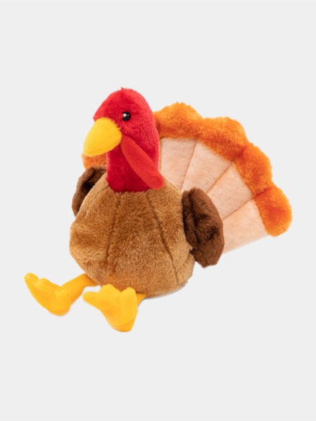 Peluche originale pour chien - Dinde de Noel - Zippy Paws