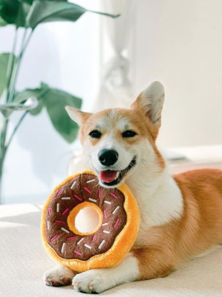 Peluche originale pour chien - 🍩 Donutz Fraise - Zippy Paws