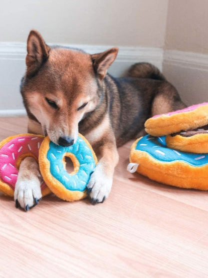 Peluche originale pour chien - 🍩 Donutz Fraise - Zippy Paws