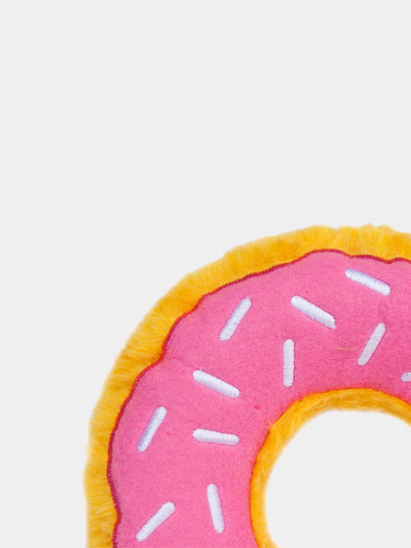 Peluche originale pour chien - 🍩 Donutz Fraise - Zippy Paws