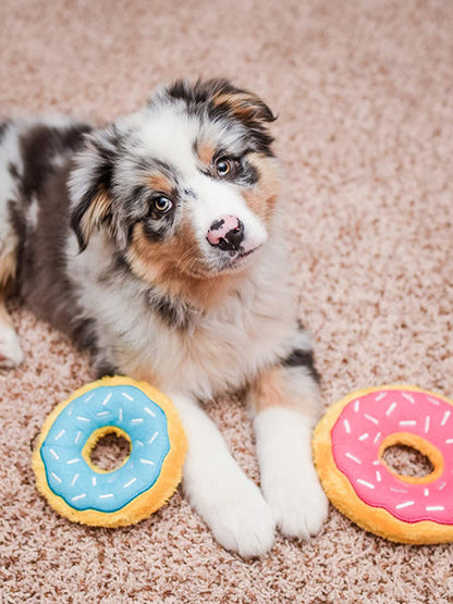 Peluche originale pour chien - 🍩 Donutz Fraise - Zippy Paws