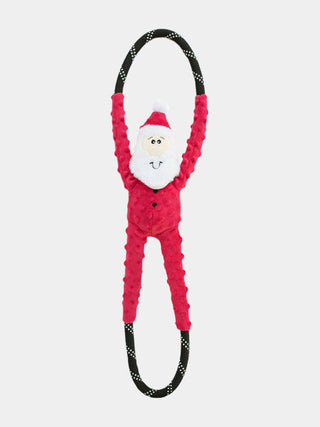 Peluche pour chien - père noël santa ropetugz